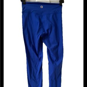 Women’s Blue Women’s Leggings Size Medium, waist 26”, inseam 23”, length 33”